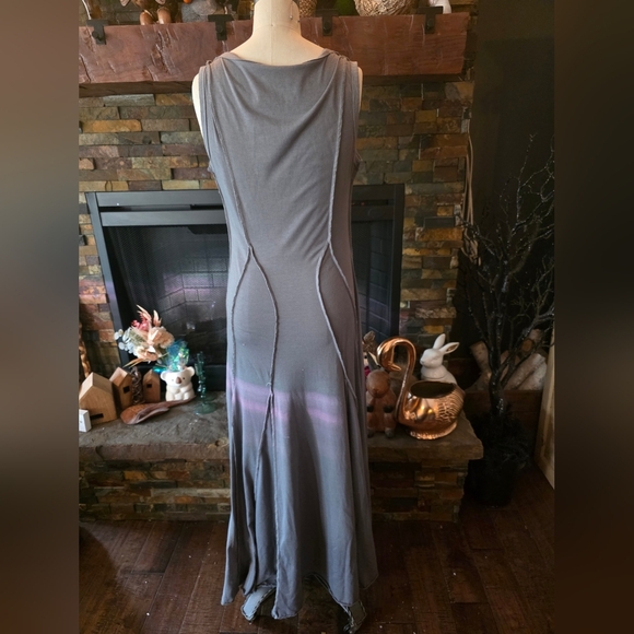 Elegant Gray Maxi Dress - Picture 2 of 2